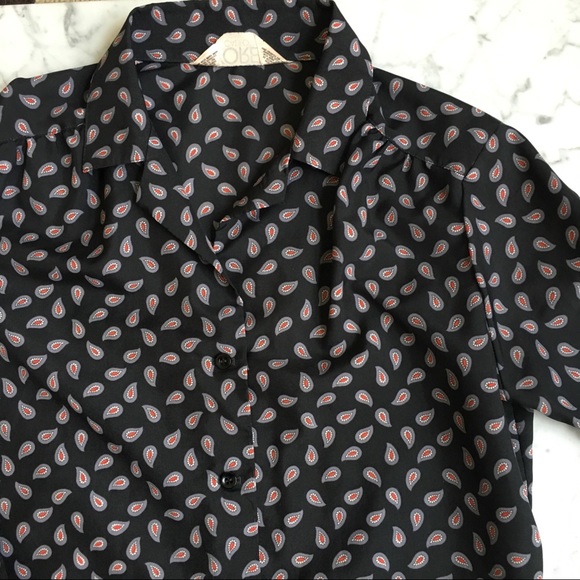 Vintage Tops - Vintage 70s Paisley Button Down